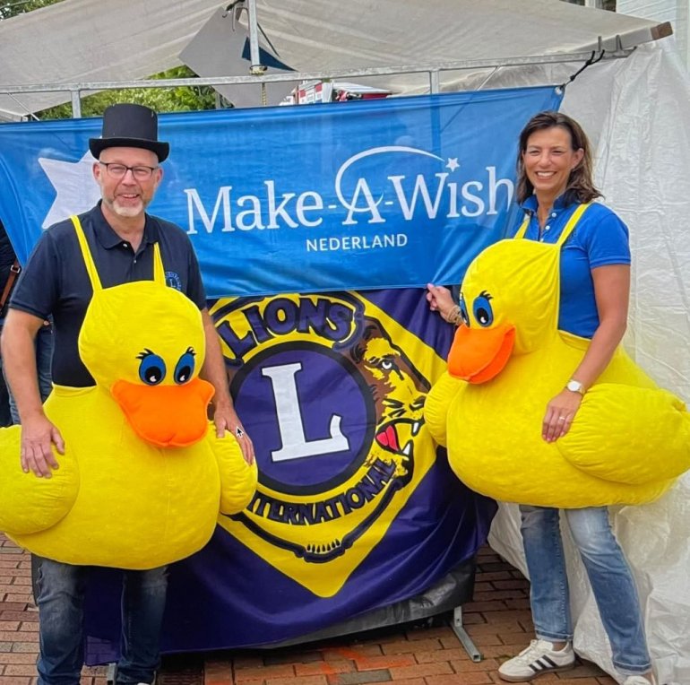 Geld opgehaald voor "Make a Wish"